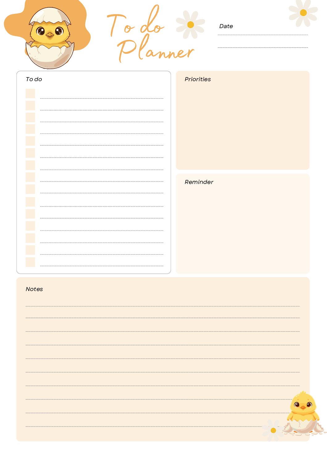 Easter spring to do list