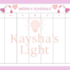 Cute Weekly Schedule Planner Printable PDF | Aesthetic Weekly Planner | Instant Digital Download